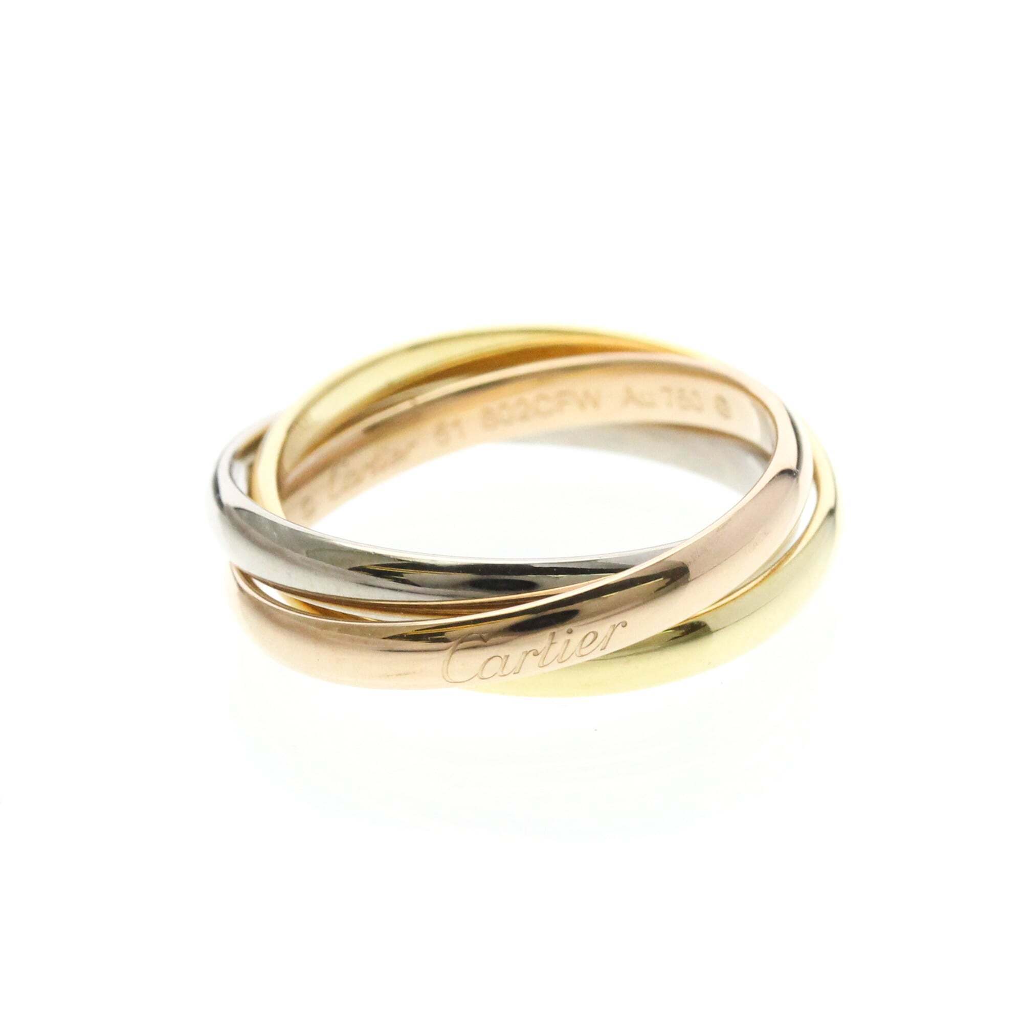 Cartier Trinity Ring Yellow Gold 18kPink Gold 18kWhite Gold 18k Polished